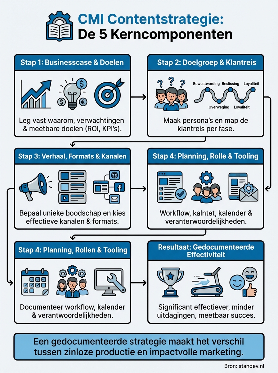 content marketing institute content strategy infographic