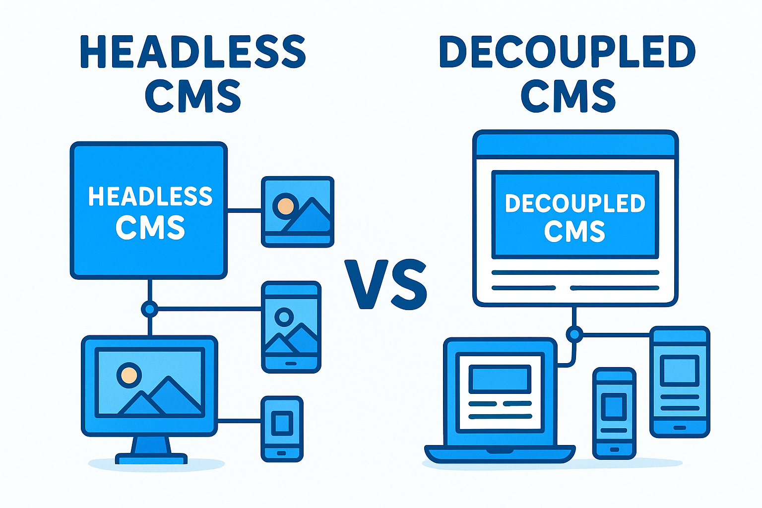 Headless CMS vs Decoupled CMS: wat is de juiste keuze?