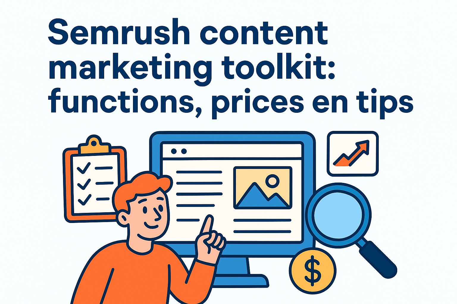 Semrush content marketing toolkit: functies, prijzen en tips
