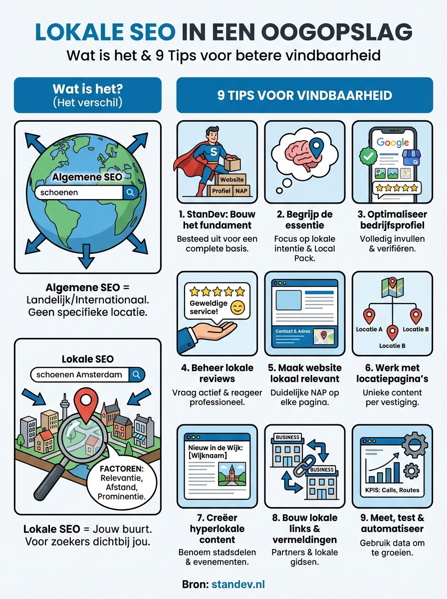 wat is lokale seo infographic