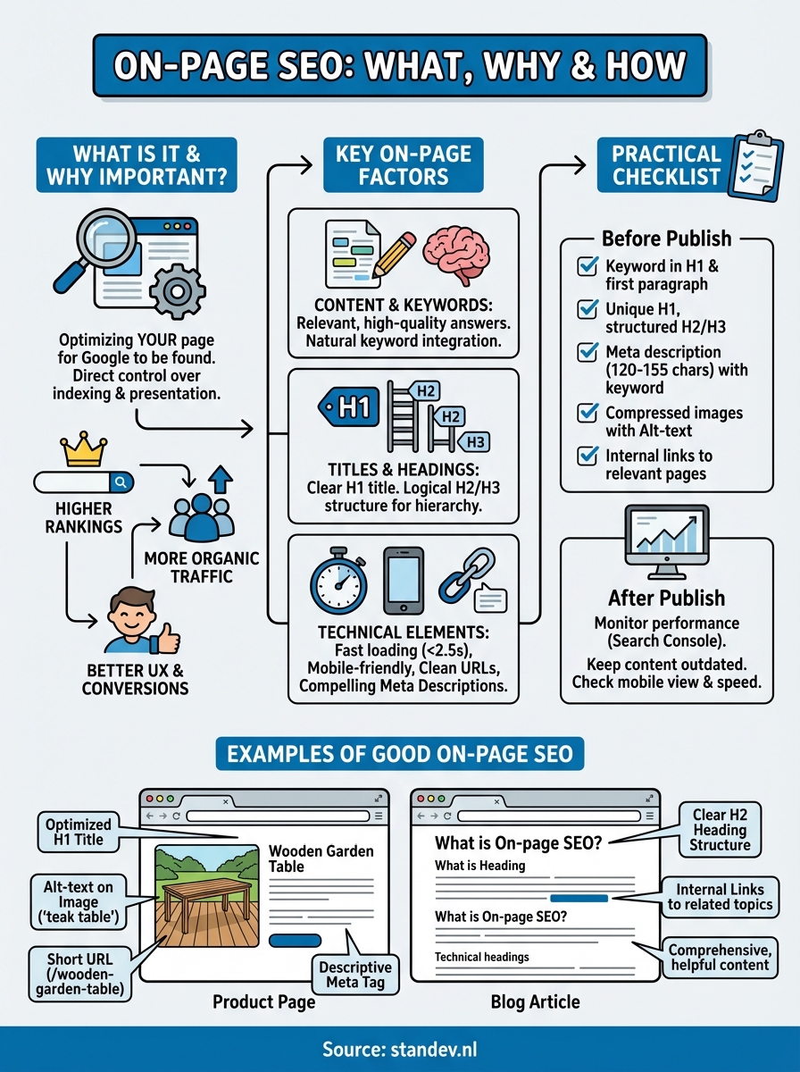 wat is on-page seo infographic